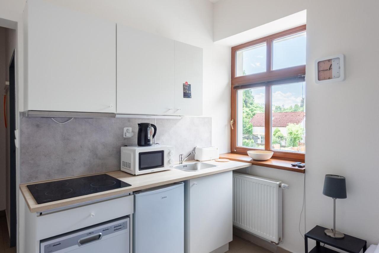Apartman Muzeum Obchodu Karlstejn Bagian luar foto
